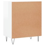 vidaXL Servantă, alb extralucios, 57x35x70 cm, lemn compozit vidaXL Servantă, alb extralucios, 57x35x70 cm, lemn compozit