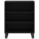vidaXL Servantă, negru, 57x35x70 cm, lemn prelucrat