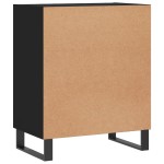 vidaXL Servantă, negru, 57x35x70 cm, lemn prelucrat
