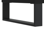 vidaXL Servantă, negru, 57x35x70 cm, lemn prelucrat