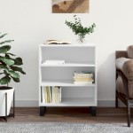vidaXL Servantă, alb extralucios, 57x35x70 cm, lemn compozit vidaXL Servantă, alb extralucios, 57x35x70 cm, lemn compozit