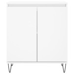 vidaXL Servantă, alb, 60x35x70 cm, lemn prelucrat