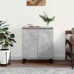 vidaXL Servantă, gri beton, 60x35x70 cm, lemn prelucrat vidaXL Servantă, gri beton, 60x35x70 cm, lemn prelucrat