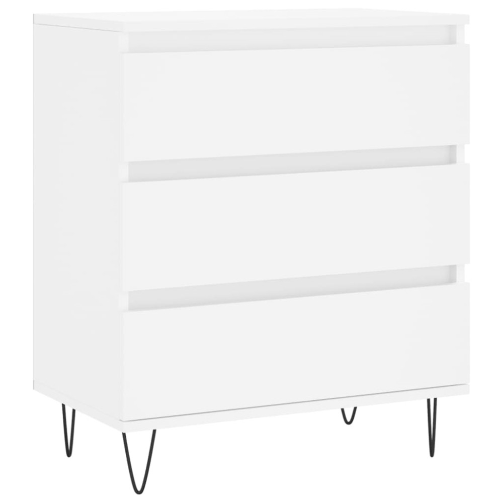 vidaXL Servantă, alb, 60x35x70 cm, lemn prelucrat