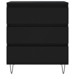 vidaXL Servantă, negru, 60x35x70 cm, lemn prelucrat