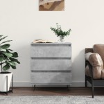 vidaXL Servantă, gri beton, 60x35x70 cm, lemn prelucrat vidaXL Servantă, gri beton, 60x35x70 cm, lemn prelucrat