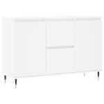 vidaXL Servantă, alb, 101,5x35x70 cm, lemn prelucrat