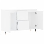 vidaXL Servantă, alb, 101,5x35x70 cm, lemn prelucrat