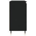 vidaXL Servantă, negru, 101,5x35x70 cm, lemn prelucrat