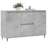 vidaXL Servantă, gri beton, 101,5x35x70 cm, lemn prelucrat vidaXL Servantă, gri beton, 101,5x35x70 cm, lemn prelucrat