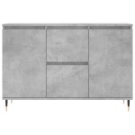 vidaXL Servantă, gri beton, 101,5x35x70 cm, lemn prelucrat vidaXL Servantă, gri beton, 101,5x35x70 cm, lemn prelucrat