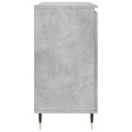 vidaXL Servantă, gri beton, 101,5x35x70 cm, lemn prelucrat vidaXL Servantă, gri beton, 101,5x35x70 cm, lemn prelucrat