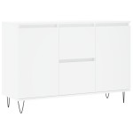 vidaXL Servantă, alb, 101,5x35x70 cm, lemn prelucrat