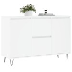 vidaXL Servantă, alb, 101,5x35x70 cm, lemn prelucrat