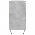vidaXL Servantă, gri beton, 101,5x35x70 cm, lemn prelucrat vidaXL Servantă, gri beton, 101,5x35x70 cm, lemn prelucrat
