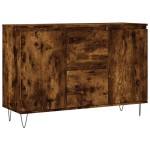 vidaXL Servantă, stejar fumuriu, 101,5x35x70 cm, lemn prelucrat