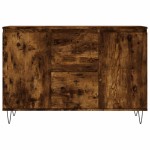 vidaXL Servantă, stejar fumuriu, 101,5x35x70 cm, lemn prelucrat