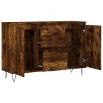 vidaXL Servantă, stejar fumuriu, 101,5x35x70 cm, lemn prelucrat
