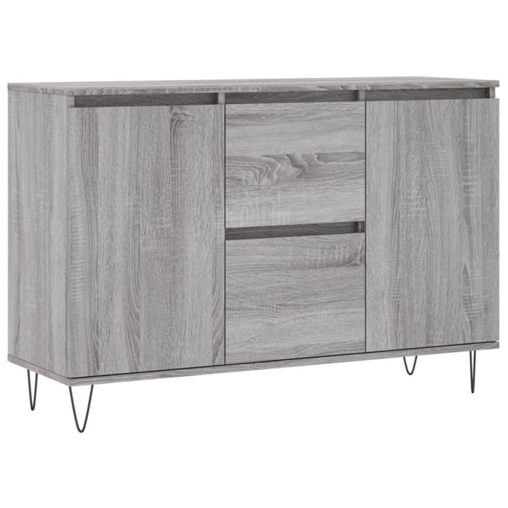 vidaXL Servantă, gri sonoma, 101,5x35x70 cm, lemn prelucrat
