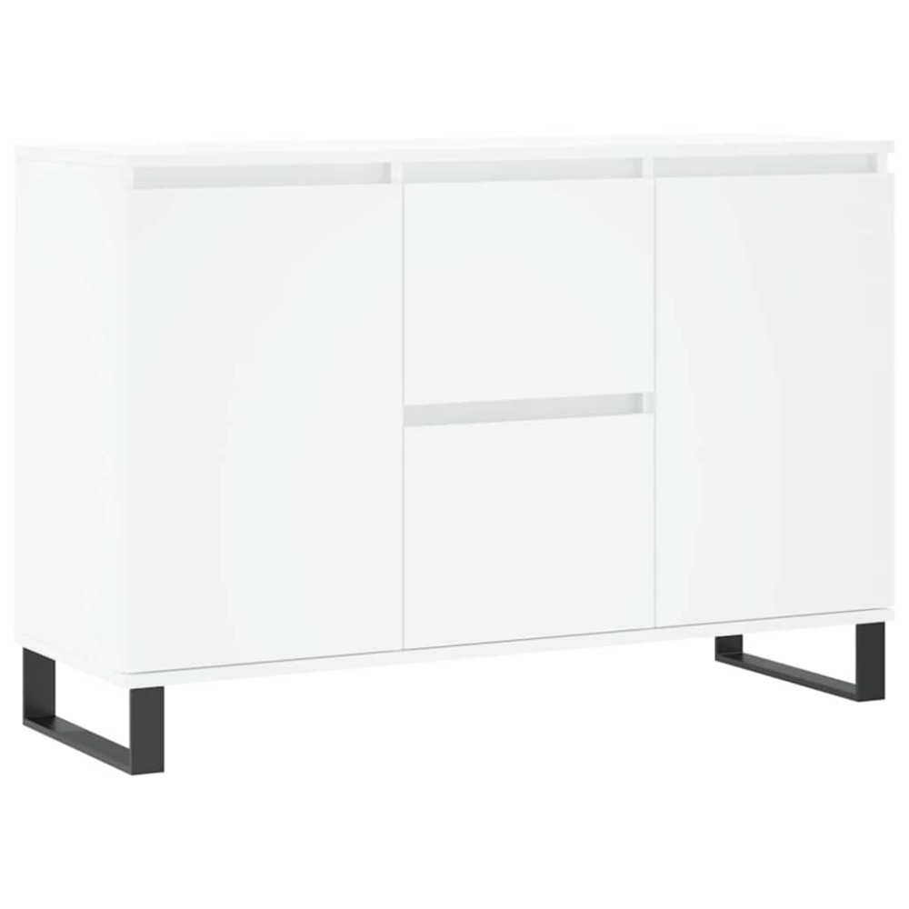 vidaXL Servantă, alb, 101,5x35x70 cm, lemn prelucrat