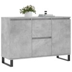 vidaXL Servantă, gri beton, 101,5x35x70 cm, lemn prelucrat vidaXL Servantă, gri beton, 101,5x35x70 cm, lemn prelucrat