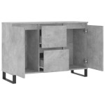 vidaXL Servantă, gri beton, 101,5x35x70 cm, lemn prelucrat vidaXL Servantă, gri beton, 101,5x35x70 cm, lemn prelucrat
