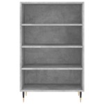 vidaXL Dulap înalt, gri beton, 57x35x90 cm, lemn compozit