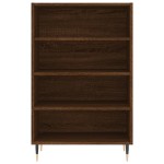 vidaXL Dulap înalt, stejar maro, 57x35x90 cm, lemn compozit vidaXL Dulap înalt, stejar maro, 57x35x90 cm, lemn compozit
