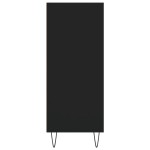 vidaXL Dulap înalt, negru, 57x35x90 cm, lemn compozit