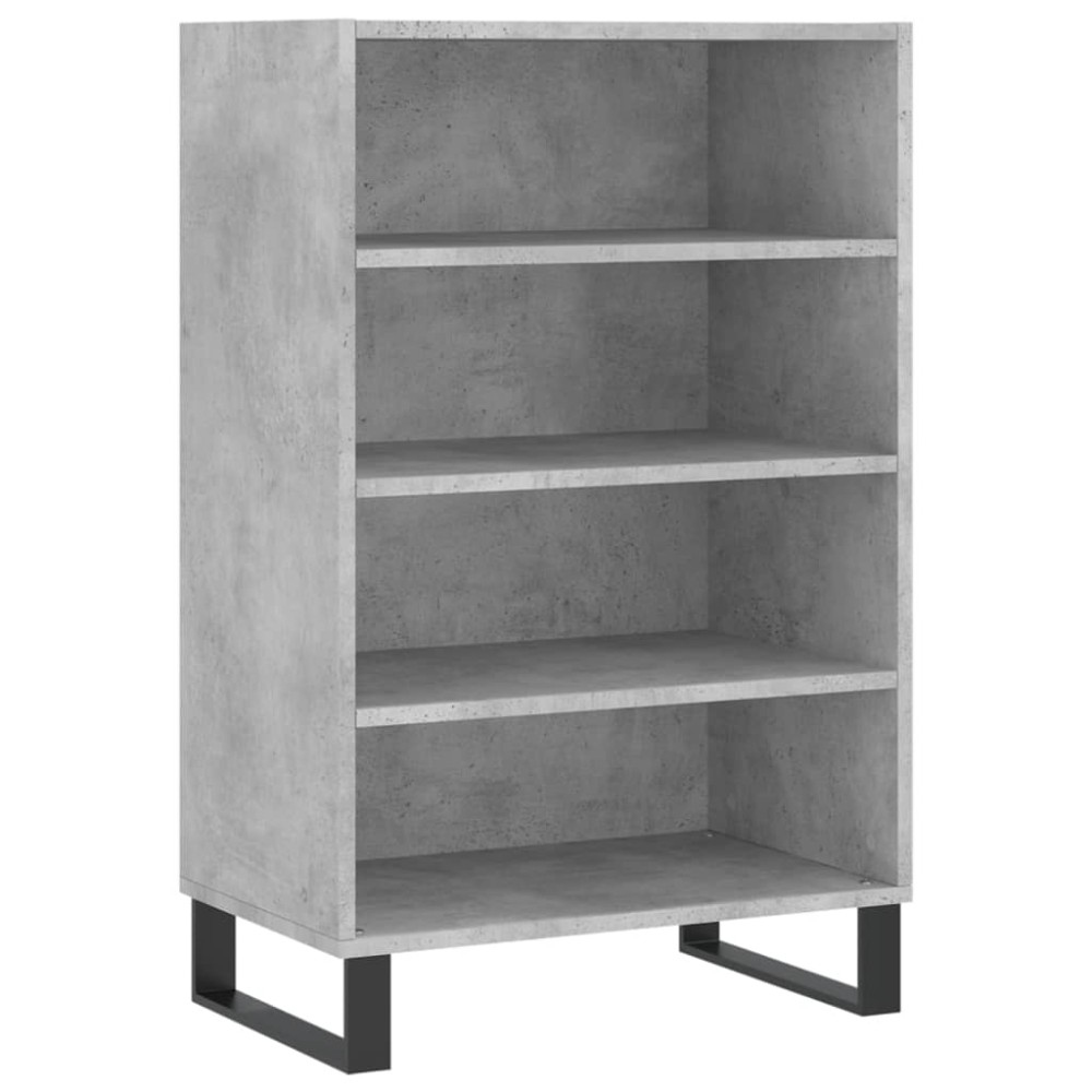 vidaXL Dulap înalt, gri beton, 57x35x90 cm, lemn compozit