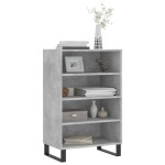 vidaXL Dulap înalt, gri beton, 57x35x90 cm, lemn compozit