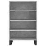 vidaXL Dulap înalt, gri beton, 57x35x90 cm, lemn compozit