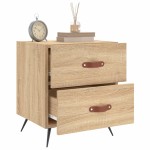 vidaXL Noptiere, 2 buc., stejar sonoma, 40x35x47,5 cm, lemn compozit vidaXL Noptiere, 2 buc., stejar sonoma, 40x35x47,5 cm, lemn compozit