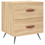 vidaXL Noptiere, 2 buc., stejar sonoma, 40x35x47,5 cm, lemn compozit vidaXL Noptiere, 2 buc., stejar sonoma, 40x35x47,5 cm, lemn compozit