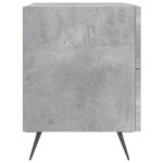 vidaXL Noptiere, 2 buc., gri beton, 40x35x47,5 cm, lemn compozit