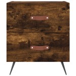vidaXL Noptiere, 2 buc., stejar fumuriu, 40x35x47,5 cm, lemn compozit vidaXL Noptiere, 2 buc., stejar fumuriu, 40x35x47,5 cm, lemn compozit