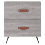 vidaXL Noptiere, 2 buc., gri sonoma, 40x35x47,5 cm, lemn compozit vidaXL Noptiere, 2 buc., gri sonoma, 40x35x47,5 cm, lemn compozit
