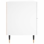 vidaXL Noptiere, 2 buc., alb, 40x35x47,5 cm, lemn compozit