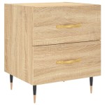 vidaXL Noptieră, stejar sonoma, 40x35x47,5 cm, lemn compozit vidaXL Noptieră, stejar sonoma, 40x35x47,5 cm, lemn compozit