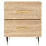 vidaXL Noptieră, stejar sonoma, 40x35x47,5 cm, lemn compozit vidaXL Noptieră, stejar sonoma, 40x35x47,5 cm, lemn compozit