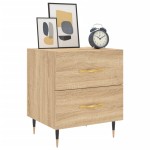 vidaXL Noptiere, 2 buc., stejar sonoma, 40x35x47,5 cm, lemn compozit vidaXL Noptiere, 2 buc., stejar sonoma, 40x35x47,5 cm, lemn compozit