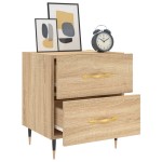 vidaXL Noptiere, 2 buc., stejar sonoma, 40x35x47,5 cm, lemn compozit vidaXL Noptiere, 2 buc., stejar sonoma, 40x35x47,5 cm, lemn compozit