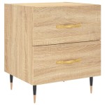vidaXL Noptiere, 2 buc., stejar sonoma, 40x35x47,5 cm, lemn compozit vidaXL Noptiere, 2 buc., stejar sonoma, 40x35x47,5 cm, lemn compozit