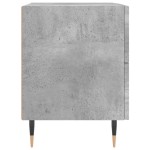 vidaXL Noptiere, 2 buc., gri beton, 40x35x47,5 cm, lemn compozit