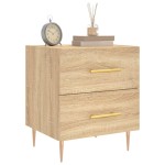 vidaXL Noptiere, 2 buc., stejar sonoma, 40x35x47,5 cm, lemn compozit vidaXL Noptiere, 2 buc., stejar sonoma, 40x35x47,5 cm, lemn compozit
