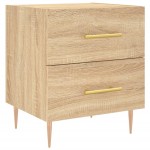 vidaXL Noptiere, 2 buc., stejar sonoma, 40x35x47,5 cm, lemn compozit vidaXL Noptiere, 2 buc., stejar sonoma, 40x35x47,5 cm, lemn compozit