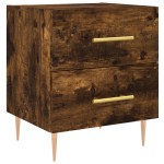 vidaXL Noptiere, 2 buc., stejar fumuriu, 40x35x47,5 cm, lemn compozit vidaXL Noptiere, 2 buc., stejar fumuriu, 40x35x47,5 cm, lemn compozit