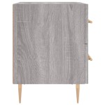 vidaXL Noptiere, 2 buc., gri sonoma, 40x35x47,5 cm, lemn compozit vidaXL Noptiere, 2 buc., gri sonoma, 40x35x47,5 cm, lemn compozit