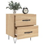 vidaXL Noptiere, 2 buc., stejar sonoma, 40x35x47,5 cm, lemn compozit vidaXL Noptiere, 2 buc., stejar sonoma, 40x35x47,5 cm, lemn compozit