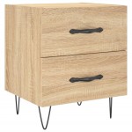 vidaXL Noptiere, 2 buc., stejar sonoma, 40x35x47,5 cm, lemn compozit vidaXL Noptiere, 2 buc., stejar sonoma, 40x35x47,5 cm, lemn compozit